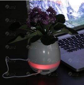 Caixa de Som Vaso com Sensor e Bluetooth